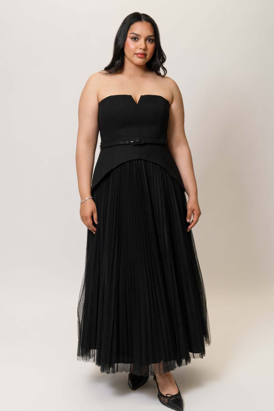Lilibet Strapless Tulle Dress by Hutch