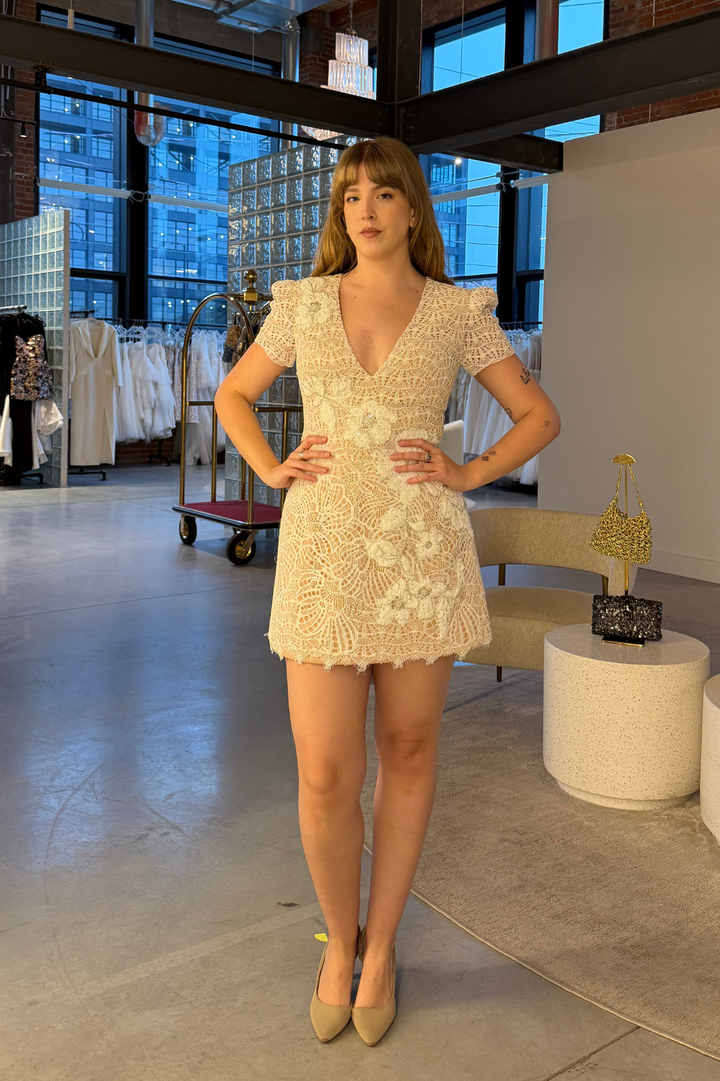 Lilou Floral Embroidered Mini Dress by HELSI - RENTAL – The Fitzroy Lilou Floral Embroidered Mini Dress by HELSI - RENTAL – The Fitzroy