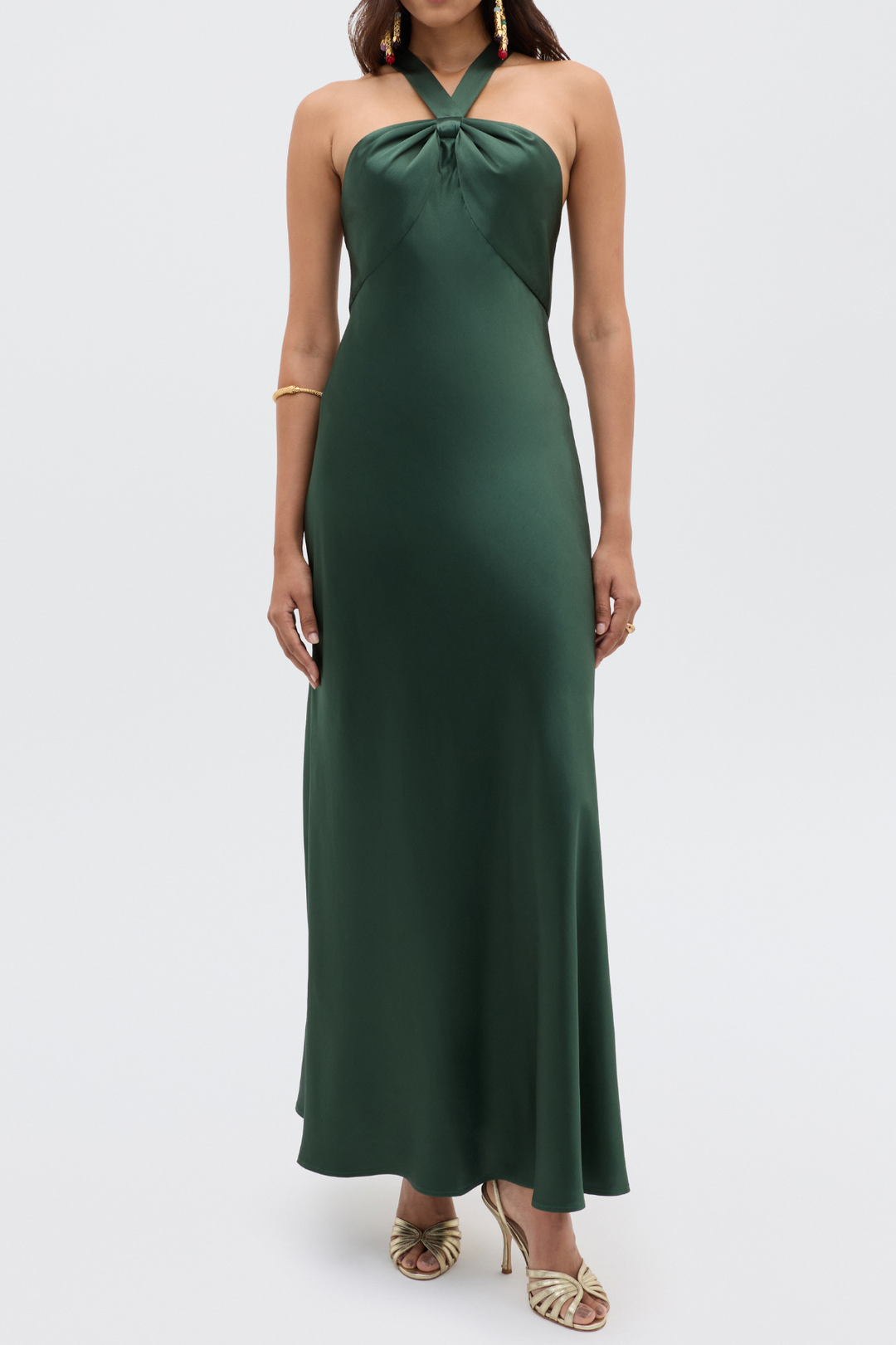 Losanna Satin Gown by Rixo London