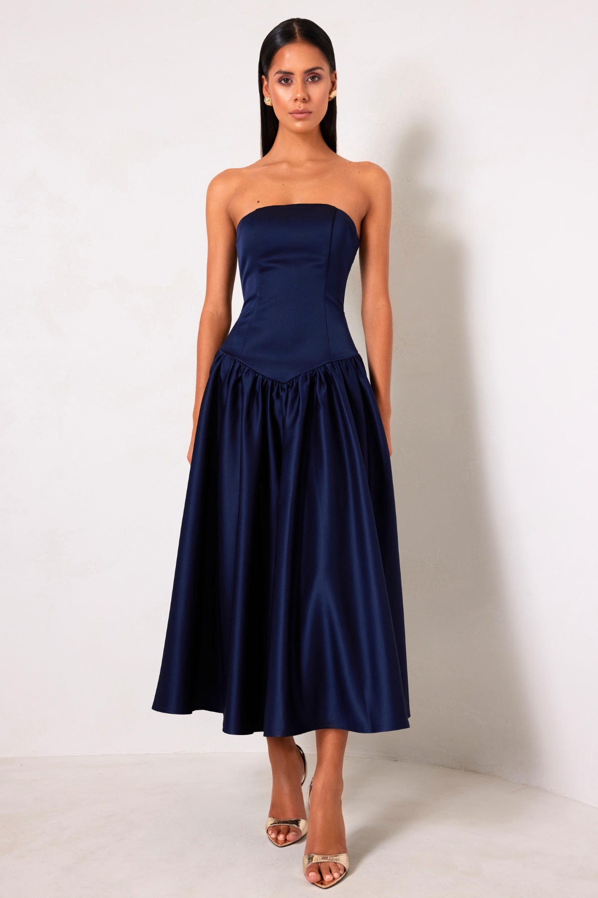 Madison Dress in Midnight Blue by Elle Zeitoune - RENTAL