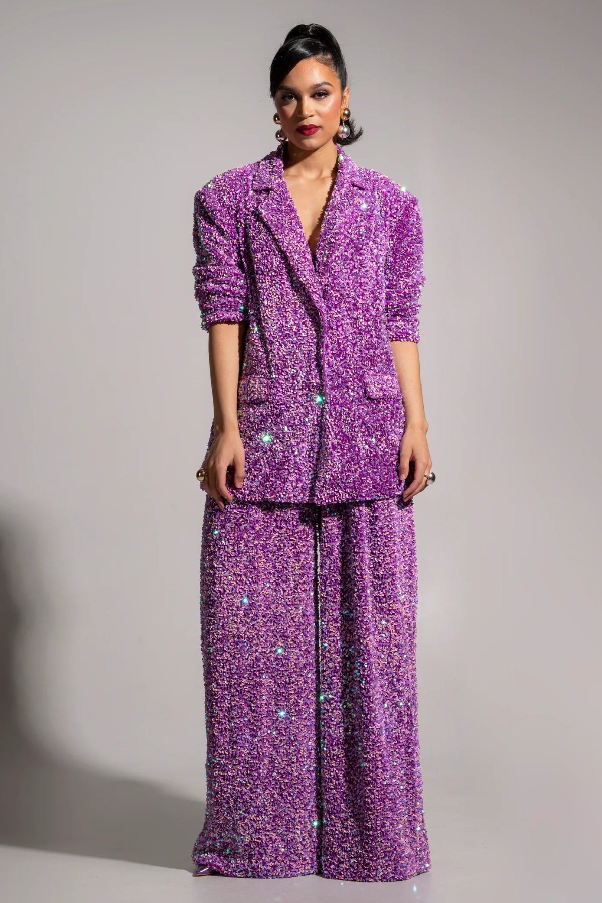 Liza Suit in Alexandrite by OFUURE - RENTAL