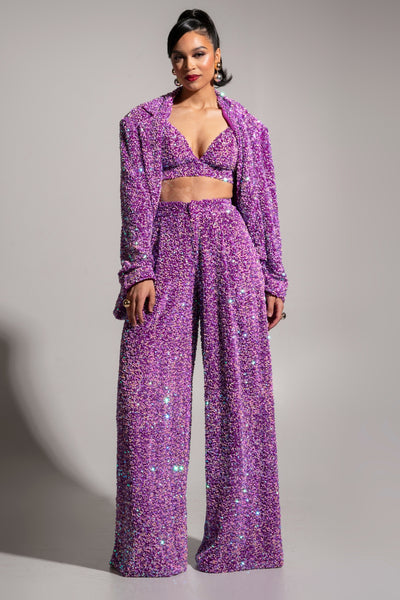 Liza Suit in Alexandrite by OFUURE - RENTAL
