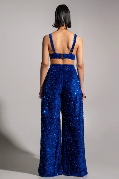 Liza Suit in Sapphire by OFUURE - RENTAL