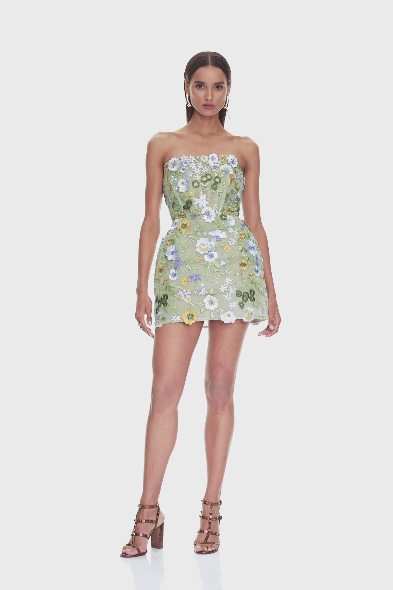 bronx and banco mini dress Portofino Floral Strapless by – The Fitzroy Consider ordering a size Color:Blush Rose Gold* ecological fashion SHEIN Holidaya Front Lace