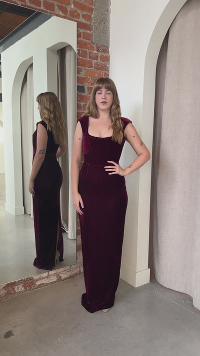 Brooke Velvet Gown by Sau Lee - RENTAL