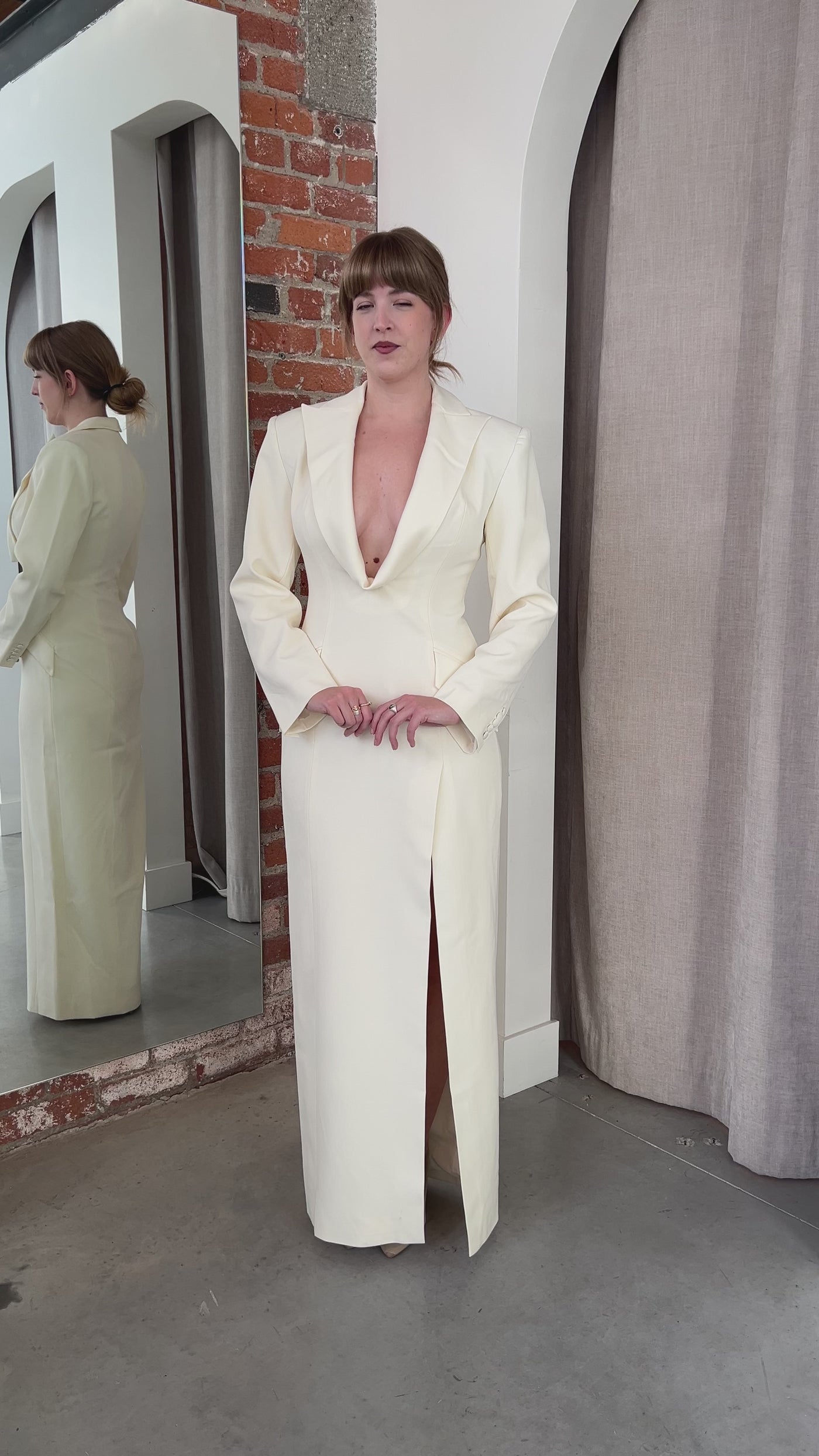 Sylvia Suiting Gown by Et Ochs - RENTAL