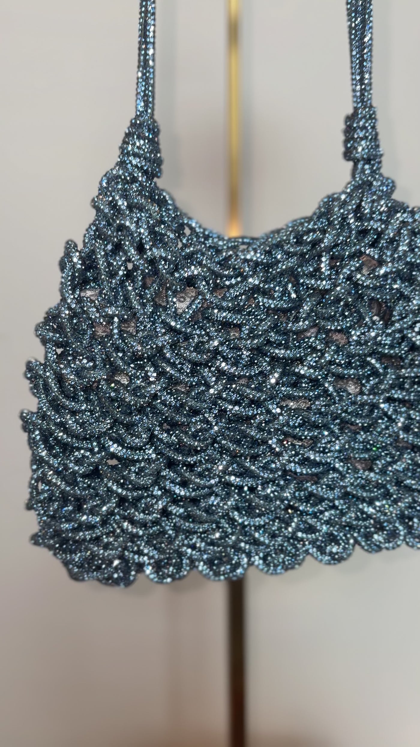 Saint Barts Hobo Bag in Ocean Blue by MELA - RENTAL