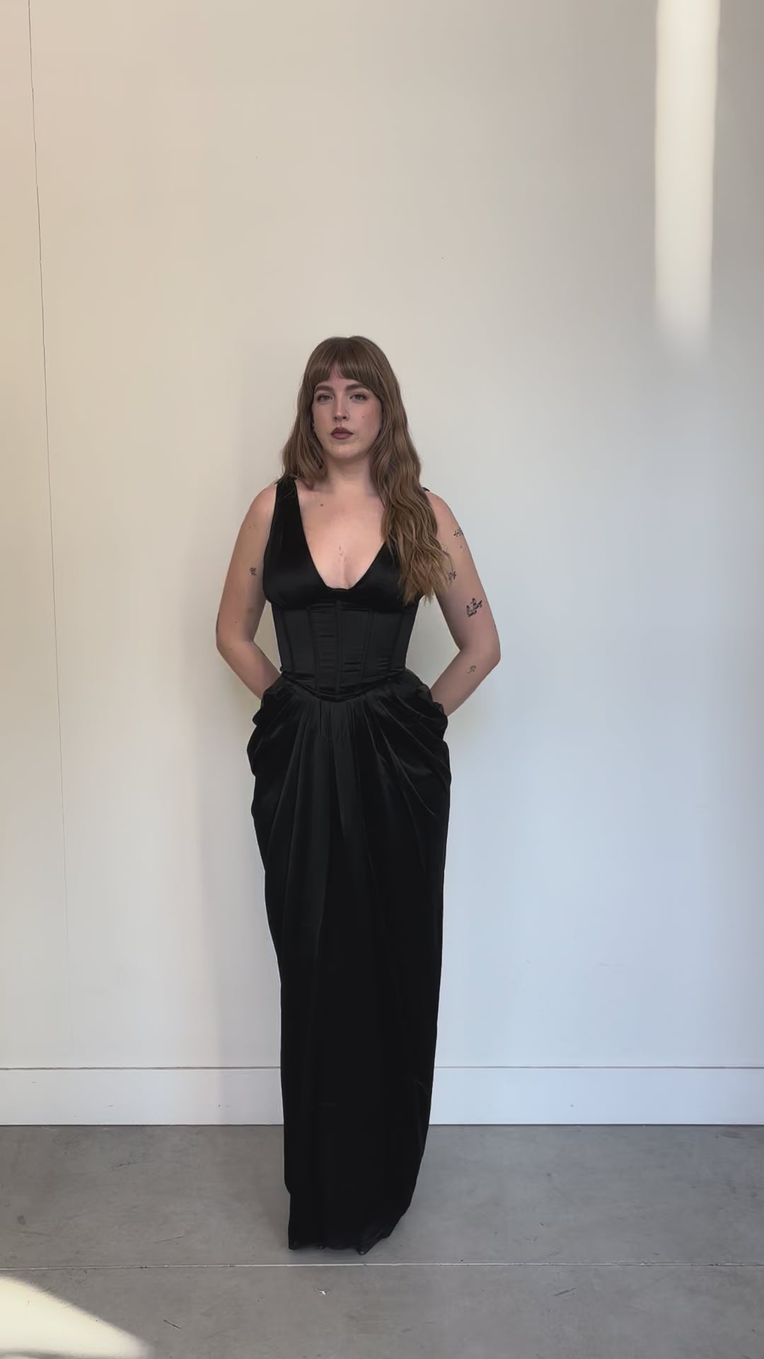 house of cb black maxi dress Angeline Black Satin Hourglass Maxi Dress by House of CB- RENTAL – The  Fitzroy