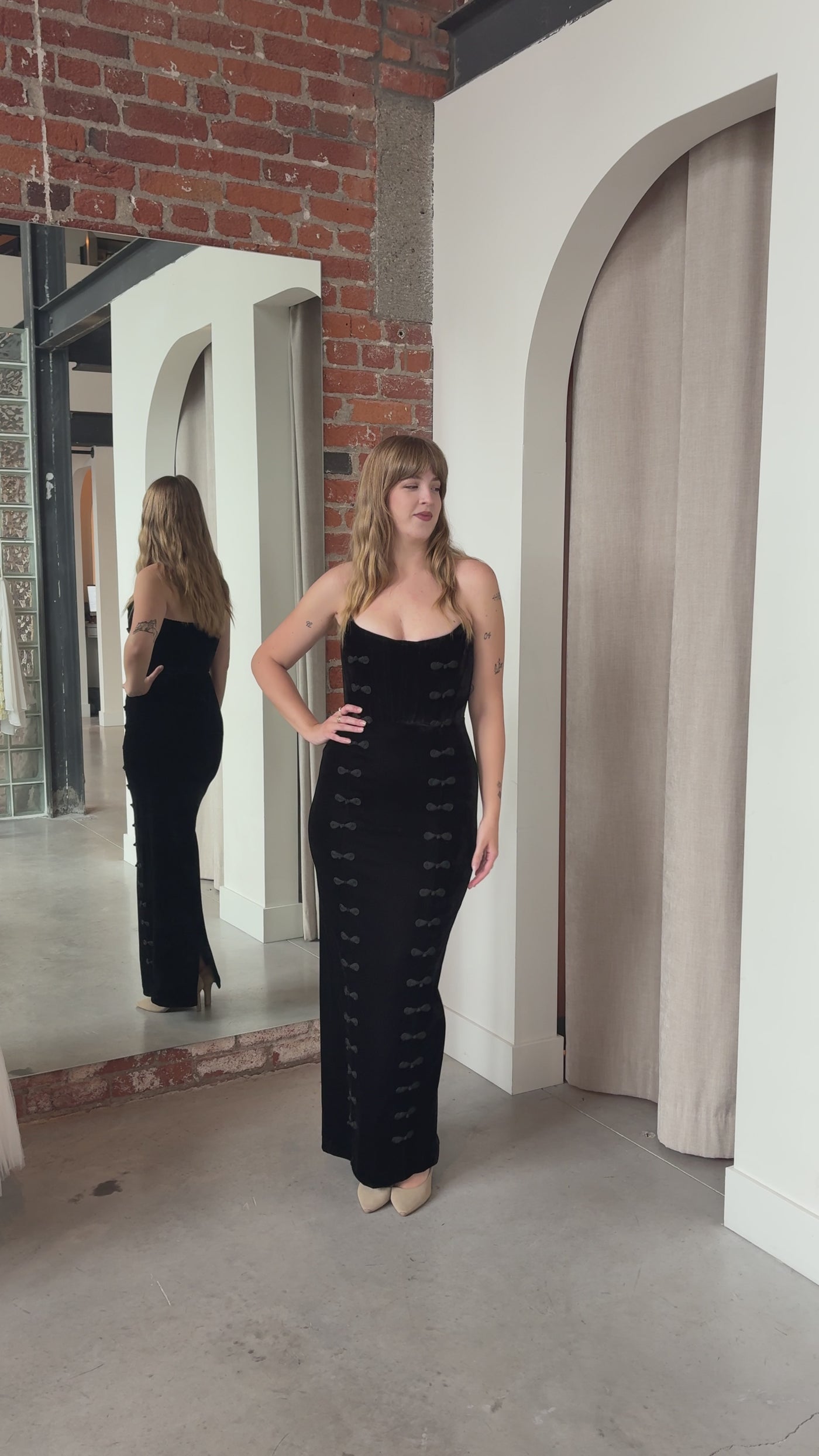 Vesper Velvet Gown by Sau Lee (Petite Length) - RENTAL