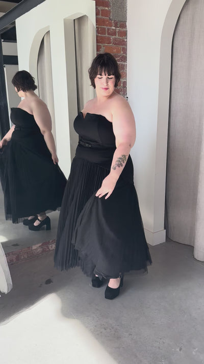 Lilibet Strapless Tulle Dress by Hutch - RENTAL