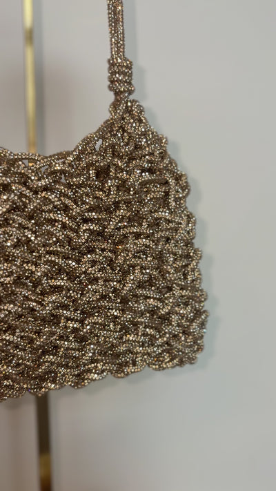 Saint Barts Hobo Bag in Champagne Gold by MELA - RENTAL
