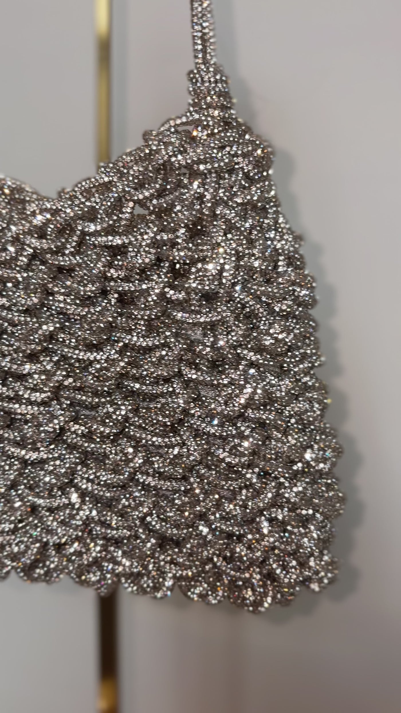 Saint Barts Hobo Bag in Silver by MELA - RENTAL