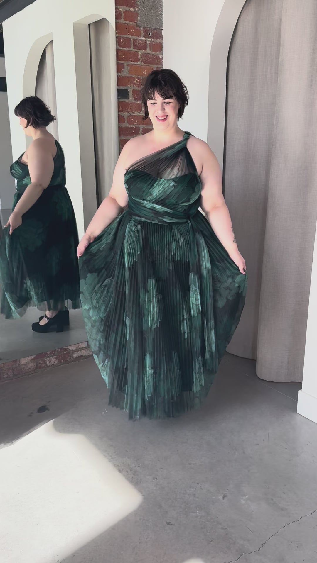 Philippa One-Shoulder Maxi Dress by Hutch - RENTAL