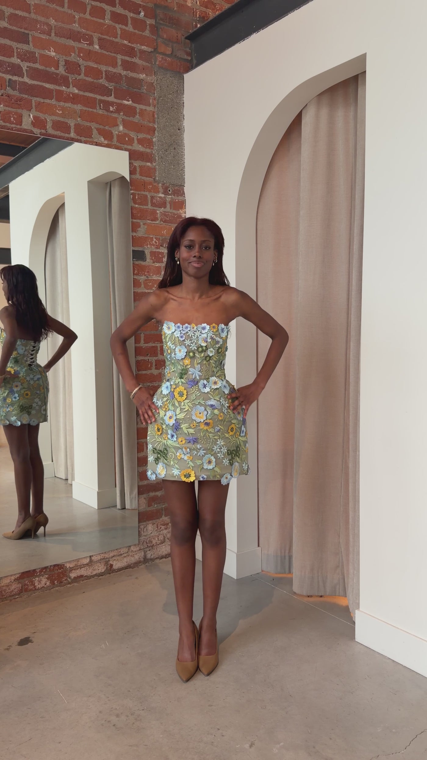 Portofino Floral Strapless Mini Dress by Bronx Banco – The Fitzroy
