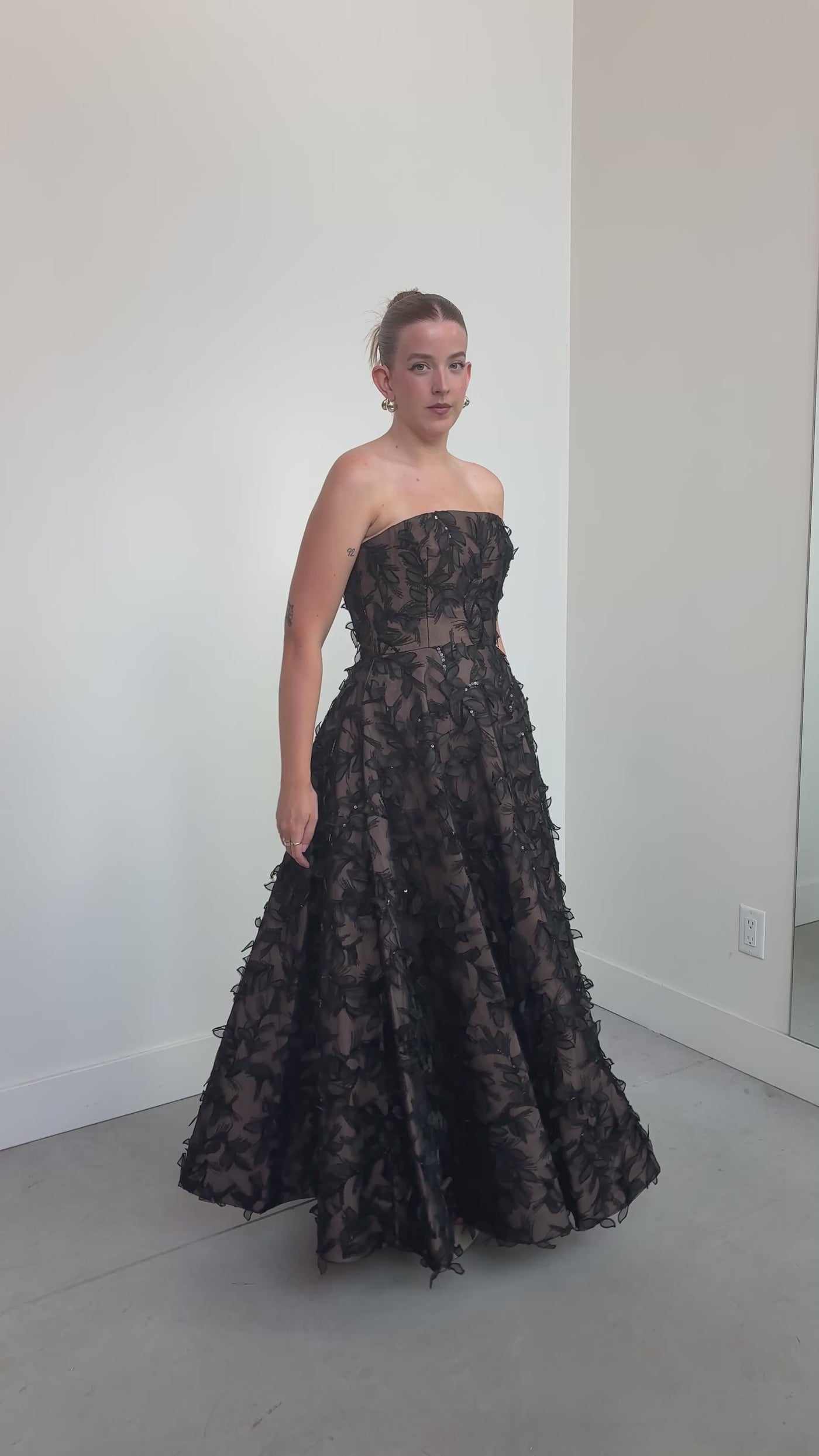 Celine Midi Dress in Black by HELSI - RENTAL