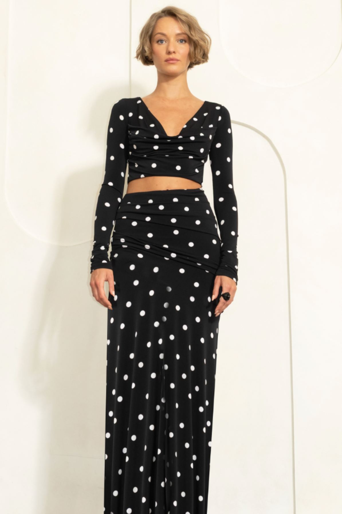 rafaela-two-piece-maxi-by-black-halo-front-model
