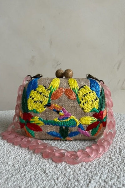 Havana Embroidered Bag by Serpui - RENTAL