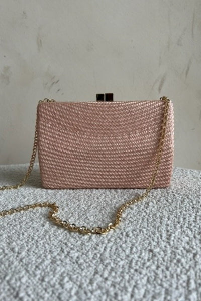 Corina Woven Clutch by Serpui - RENTAL