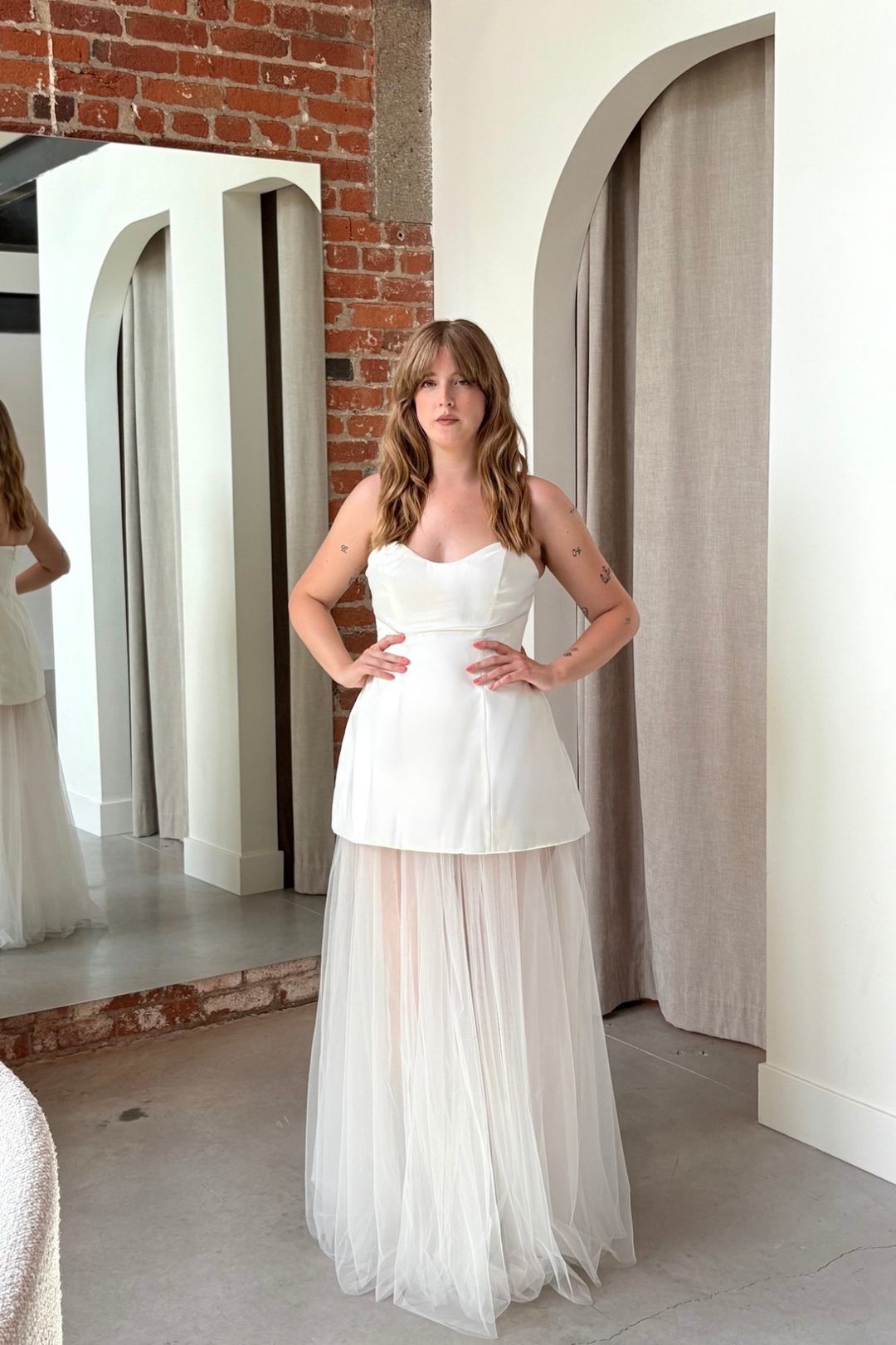 Aiden Gown in White by Lexi RENTAL – The Fitzroy