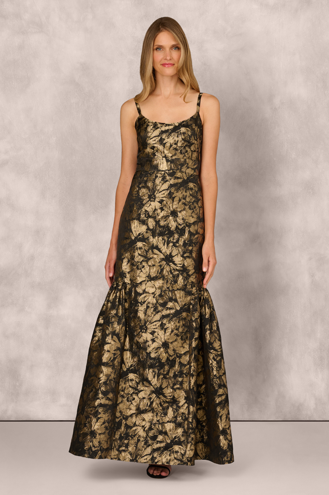 Golden Age Column Gown by Aidan Mattox