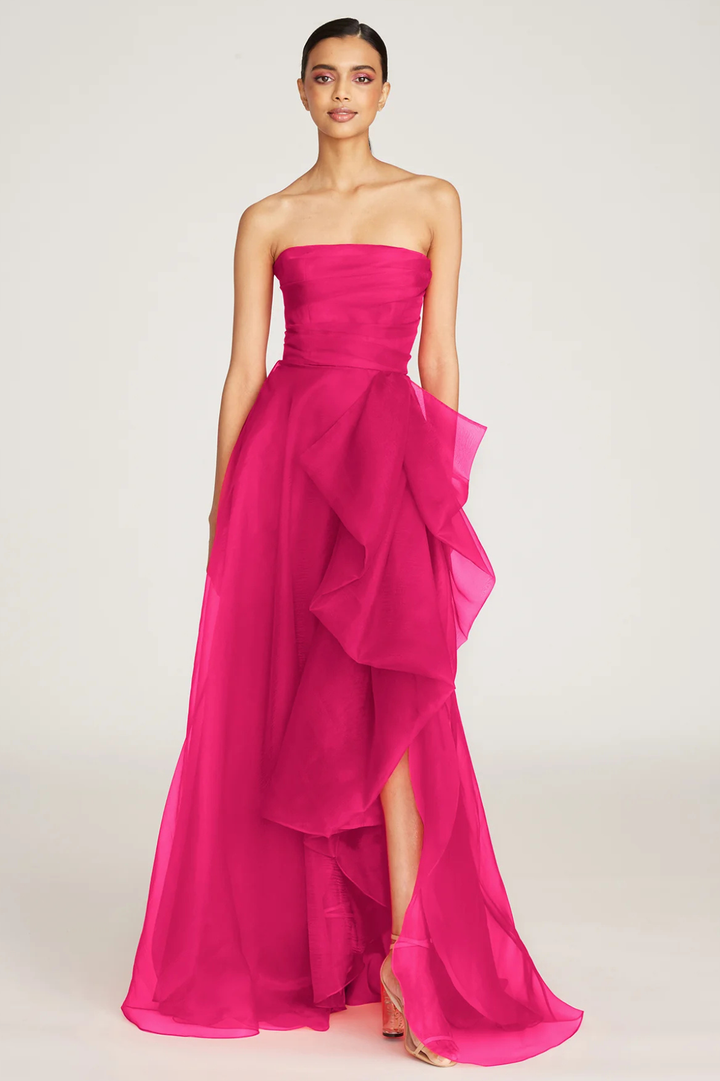 Teresa Organza Gown in Pink by Theia Couture - Petite Gala Dress Rental