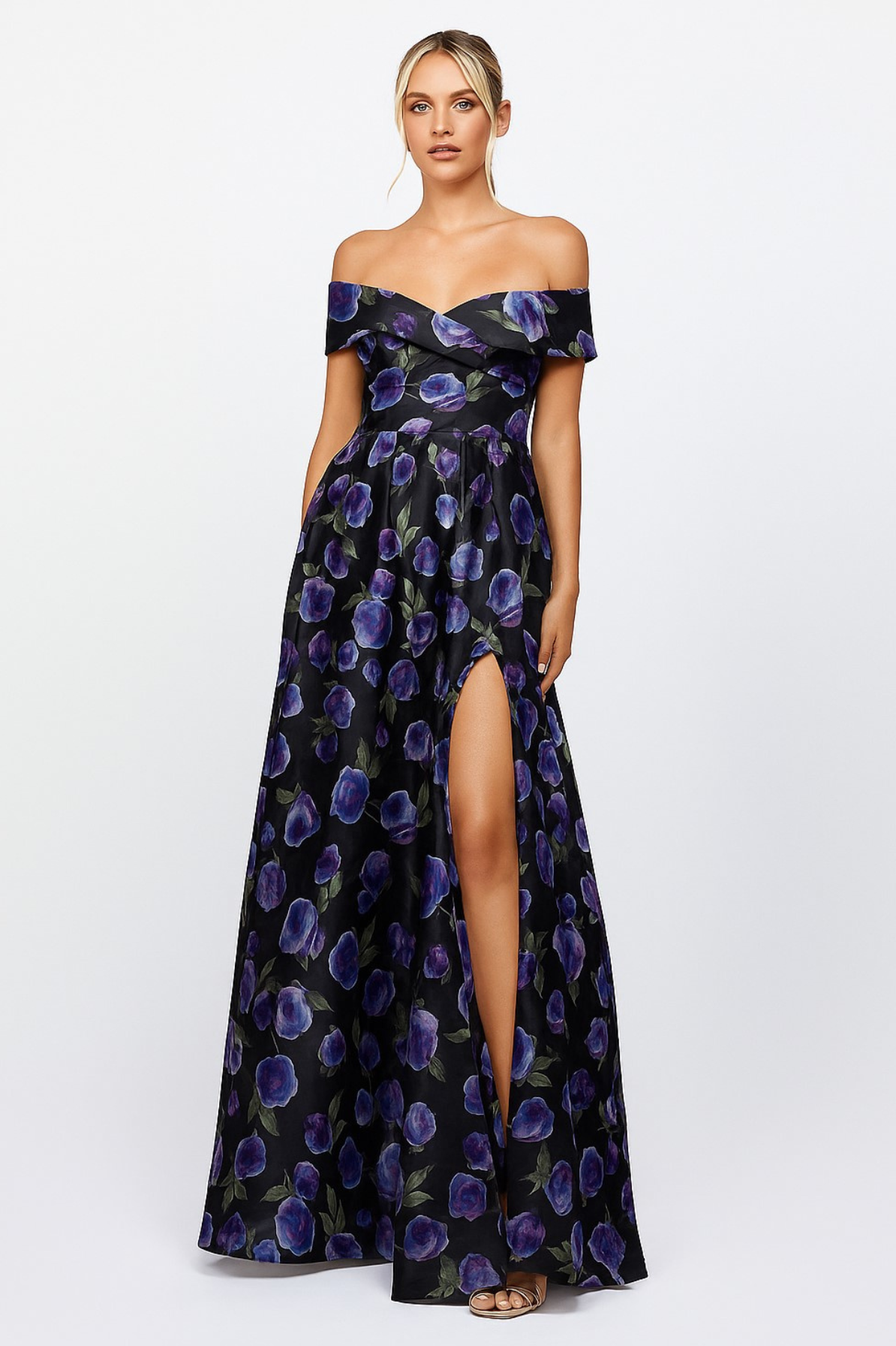 thalia-off-the-shoulder-gown-by-bariano-front