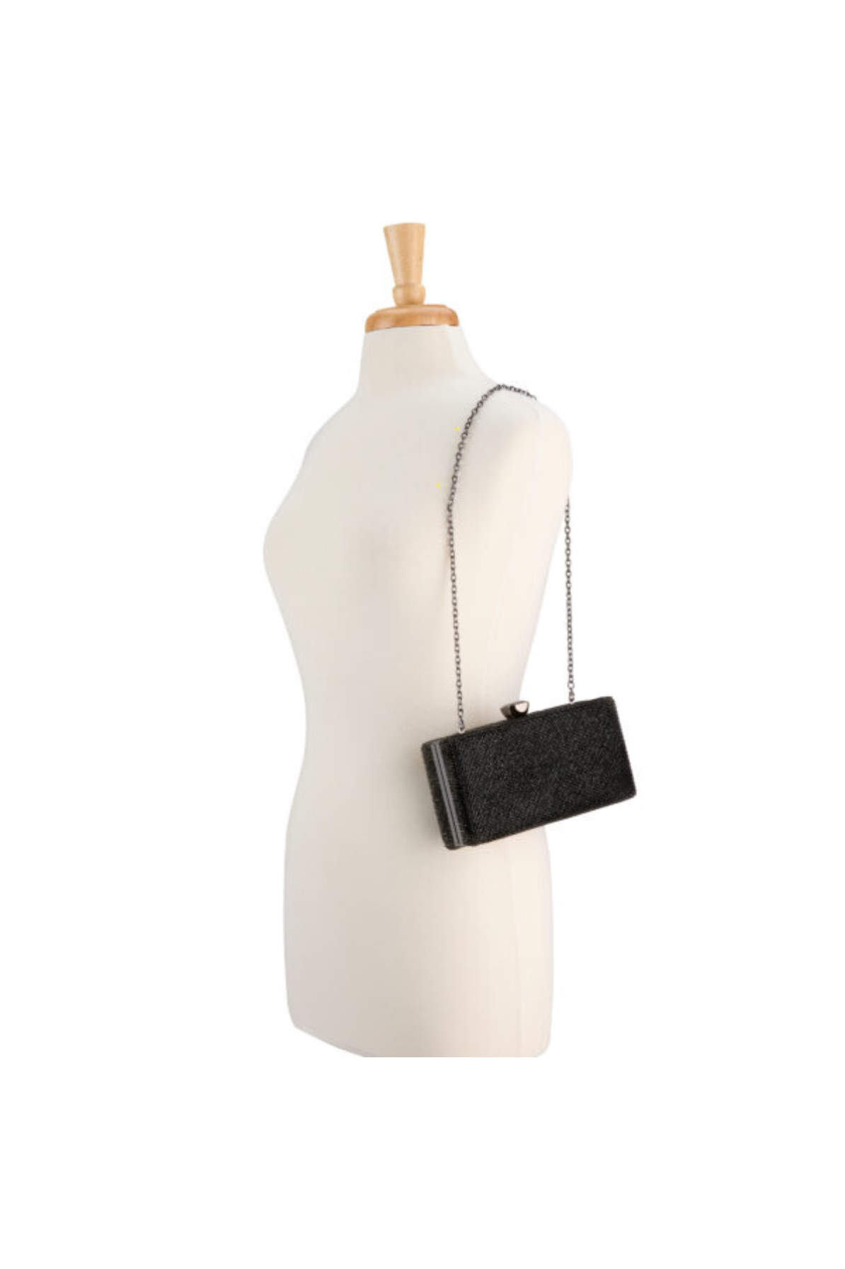 Olivia Crystal Top Minuadiere in Black by Whiting and Davis - RENTAL