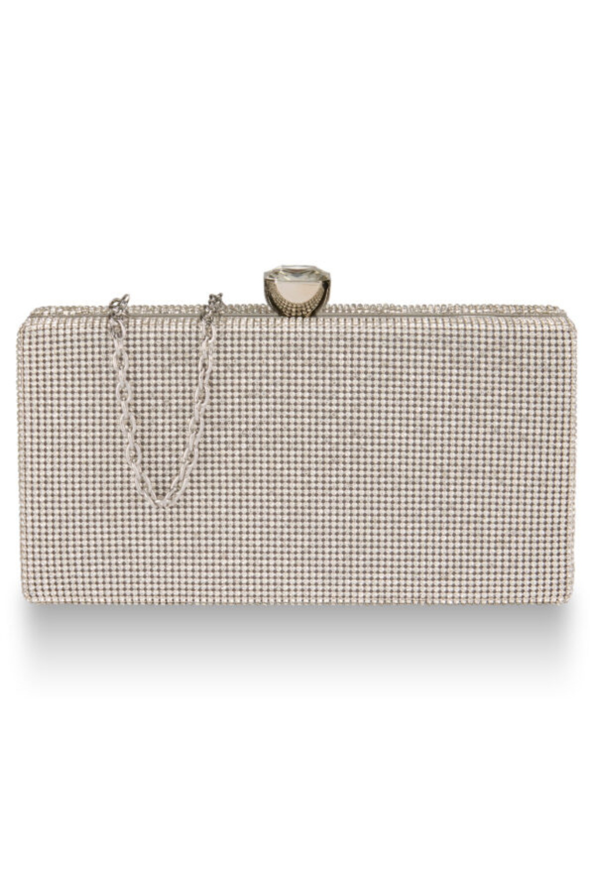 Olivia Crystal Top Minuadiere in Silver by Whiting and Davis - RENTAL