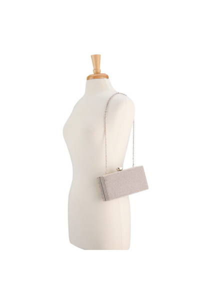Olivia Crystal Top Minuadiere in Silver by Whiting and Davis - RENTAL