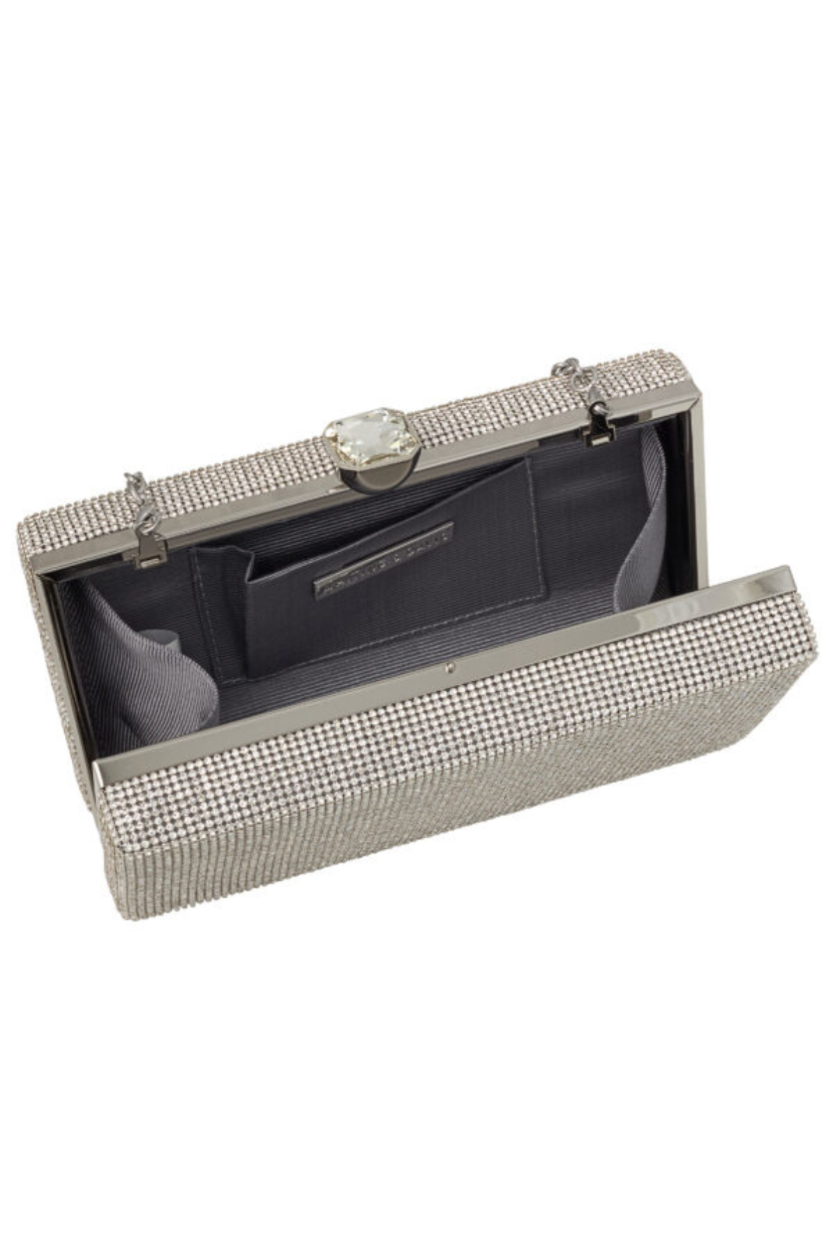 Olivia Crystal Top Minuadiere in Silver by Whiting and Davis - RENTAL