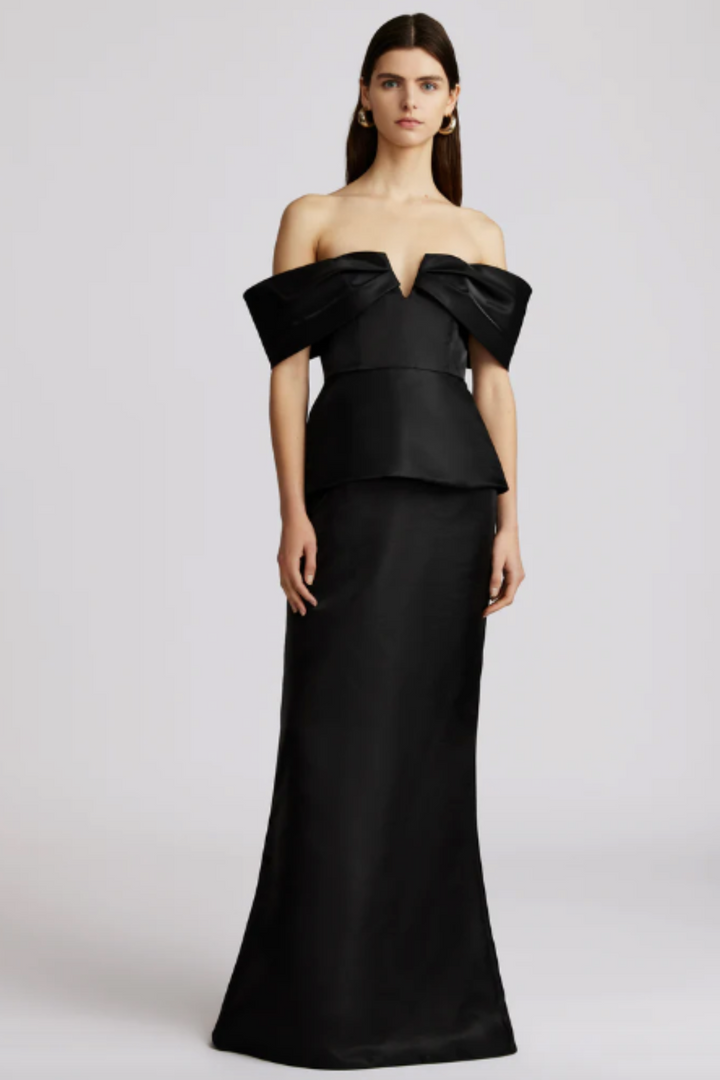 Onyx Off Shoulder Gown by Zac Posen - RENTAL The Fitzroy Onyx Off Shoulder Gown by Zac Posen - RENTAL The Fitzroy