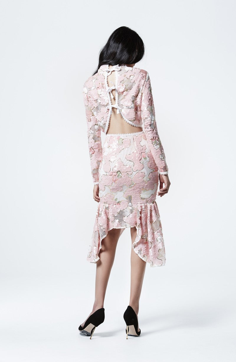 Luck Be A Lady Sequin Two Piece by Asilio - RENTAL