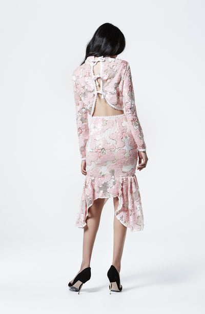 Luck Be A Lady Sequin Two Piece by Asilio - RENTAL
