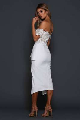 Tango Dress in White by Elle Zeitoune - FINAL SALE