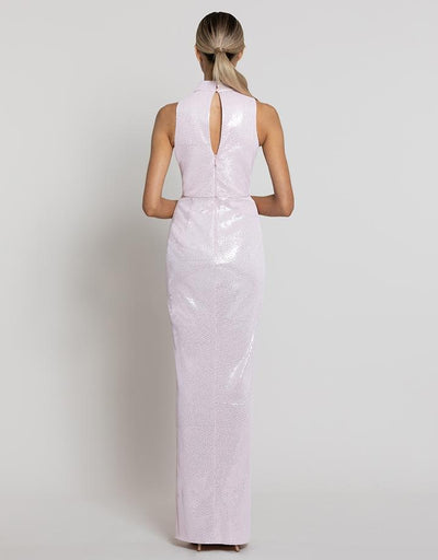 Nadia High Neck Gown by Bariano - RENTAL