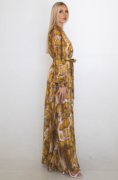Cobra Long Sleeved Dress by Bariano