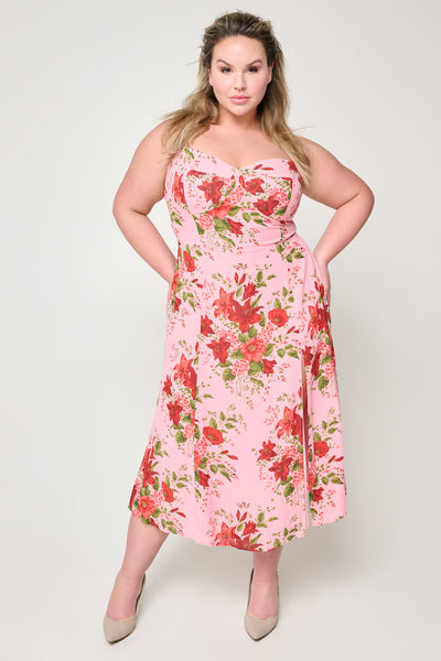 Strawberry Fields Midi Dress by Reformation - RENTAL