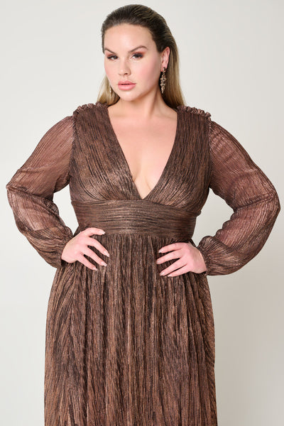 Liberty Long Sleeve Gown by Aidan Mattox - RENTAL