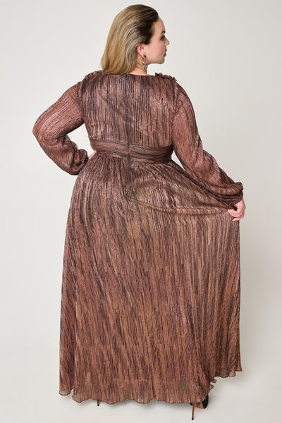 Liberty Long Sleeve Gown by Aidan Mattox - RENTAL