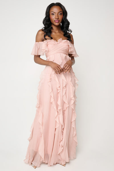 Briar Chiffon Gown by Gemy Maalouf - FINAL SALE