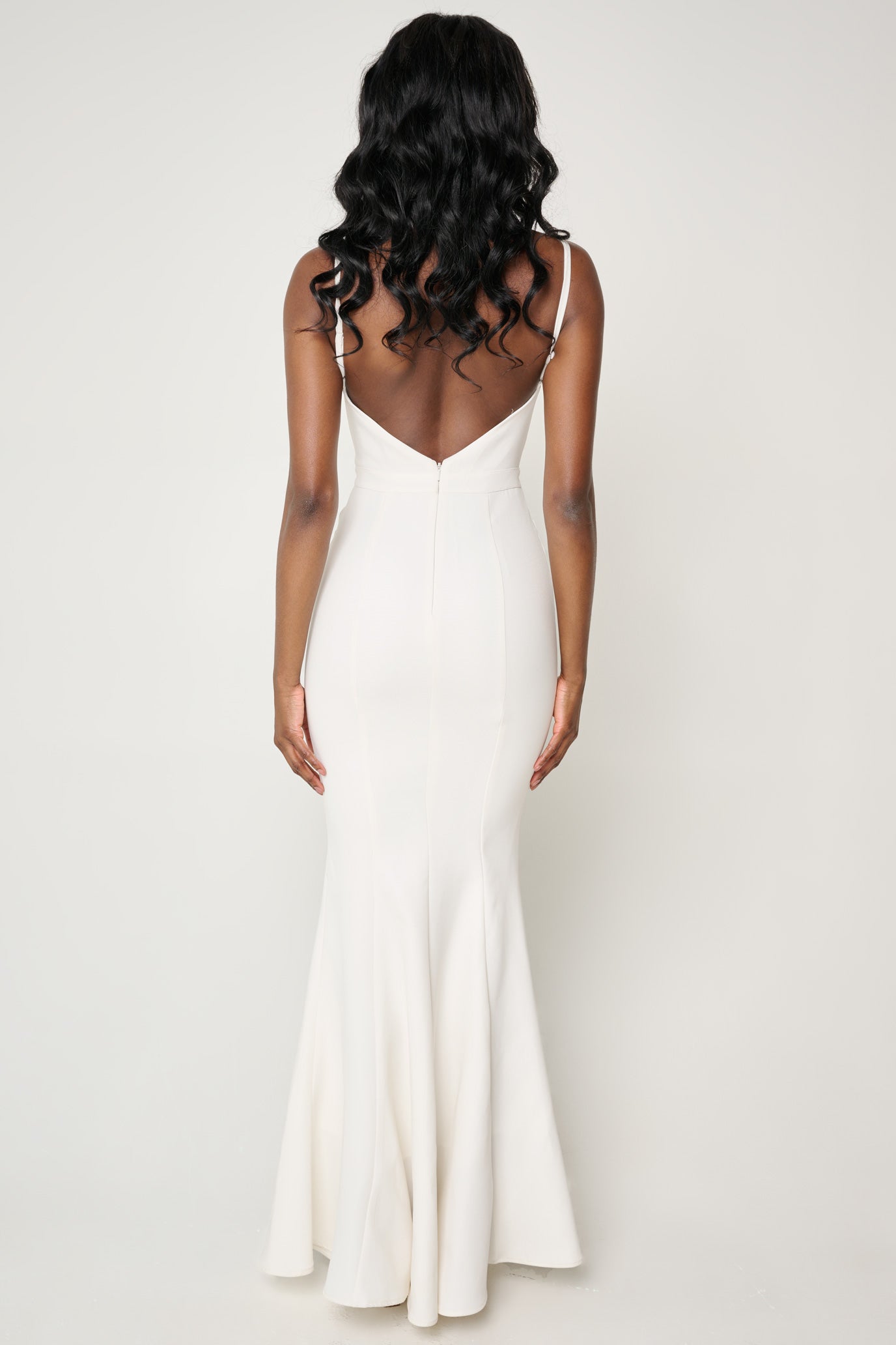 Natasha Gown in White by Elle Zeitoune - RENTAL