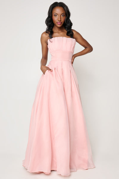 Evelyn Gown in Blush by Bariano - FINAL SALE