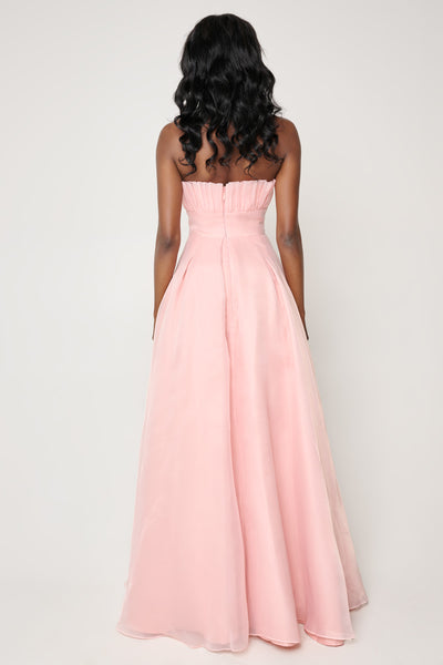 Evelyn Gown in Blush by Bariano - RENTAL