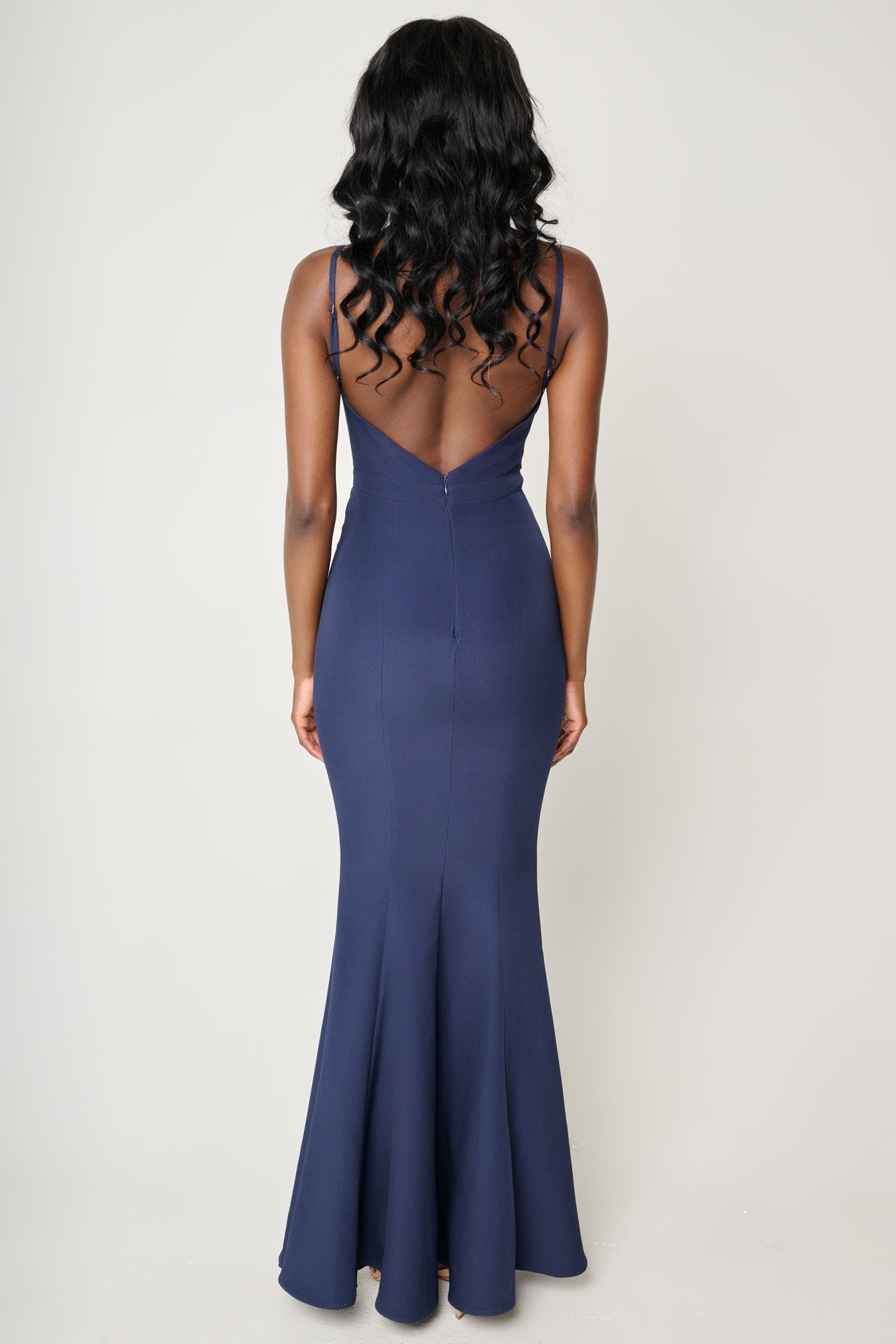 Natasha Gown in Navy by Elle Zeitoune - RENTAL