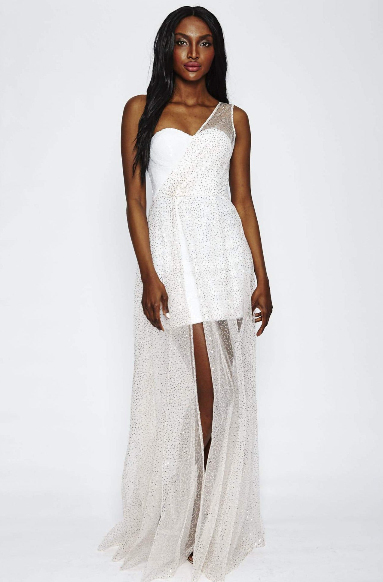 Pixie Dust One Shoulder Dress by Bariano - FINAL SALE