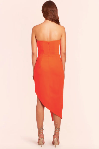 Soiree Dress in Orange by Amanda Uprichard - RENTAL