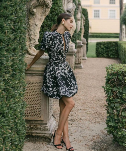 Shelby Bubble Hem Mini Dress by ML Monique Lhuillier RENTAL