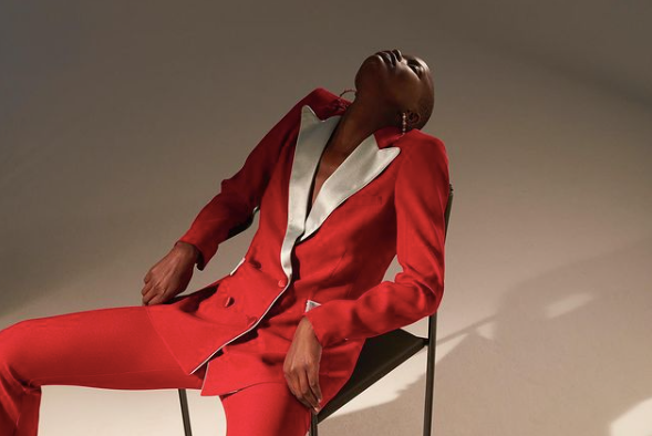 Bianca Suit in Red by Hebe Studio - RENTAL