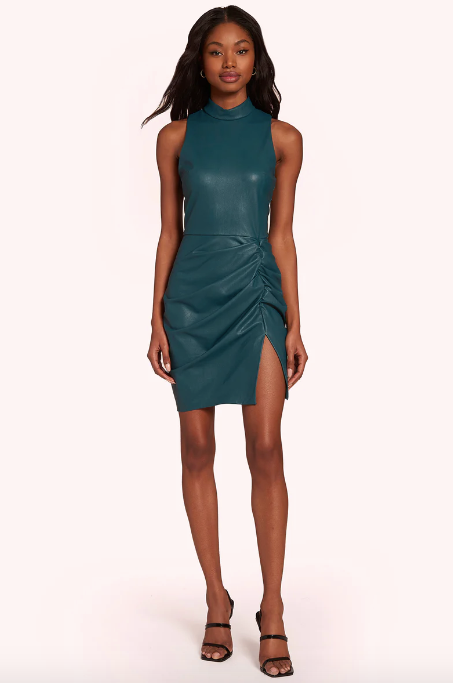 Wade Leather Mini Dress by Amanda Uprichard - FINAL SALE