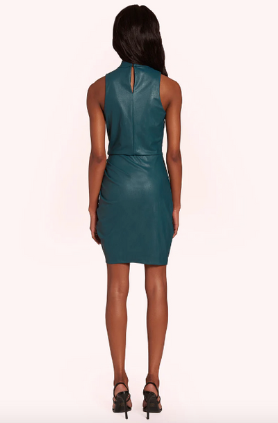 Wade Leather Mini Dress by Amanda Uprichard - RENTAL